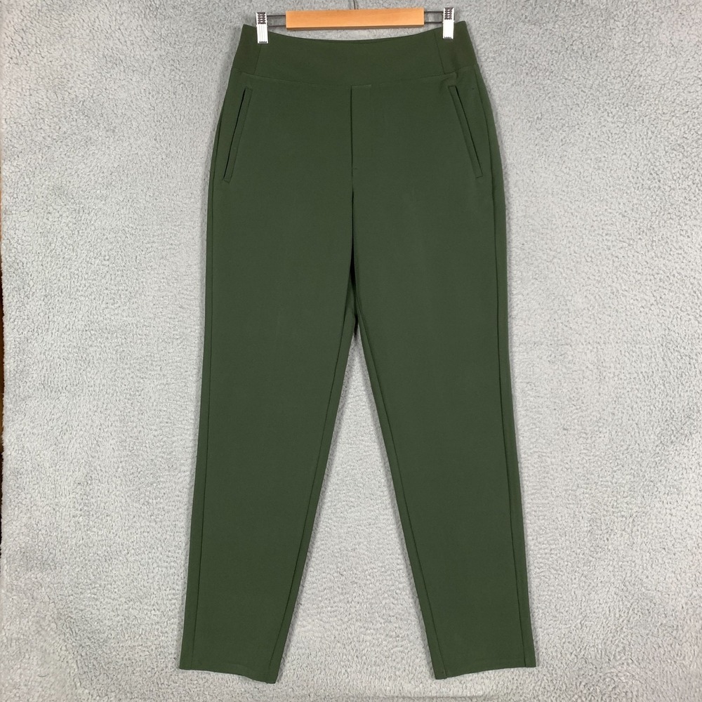 Athleta Endless Pant Women's 8 Tall Aspen Olive Stretch High Rise Active Travel - Picture 2 of 10